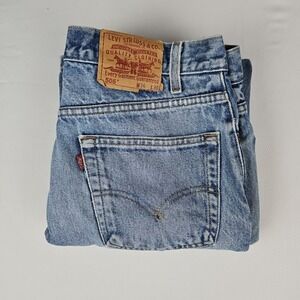 Vintage Levi 505 Men's 36x30 1999 740 90s Y2K Distressed Stone Wash Red Tag